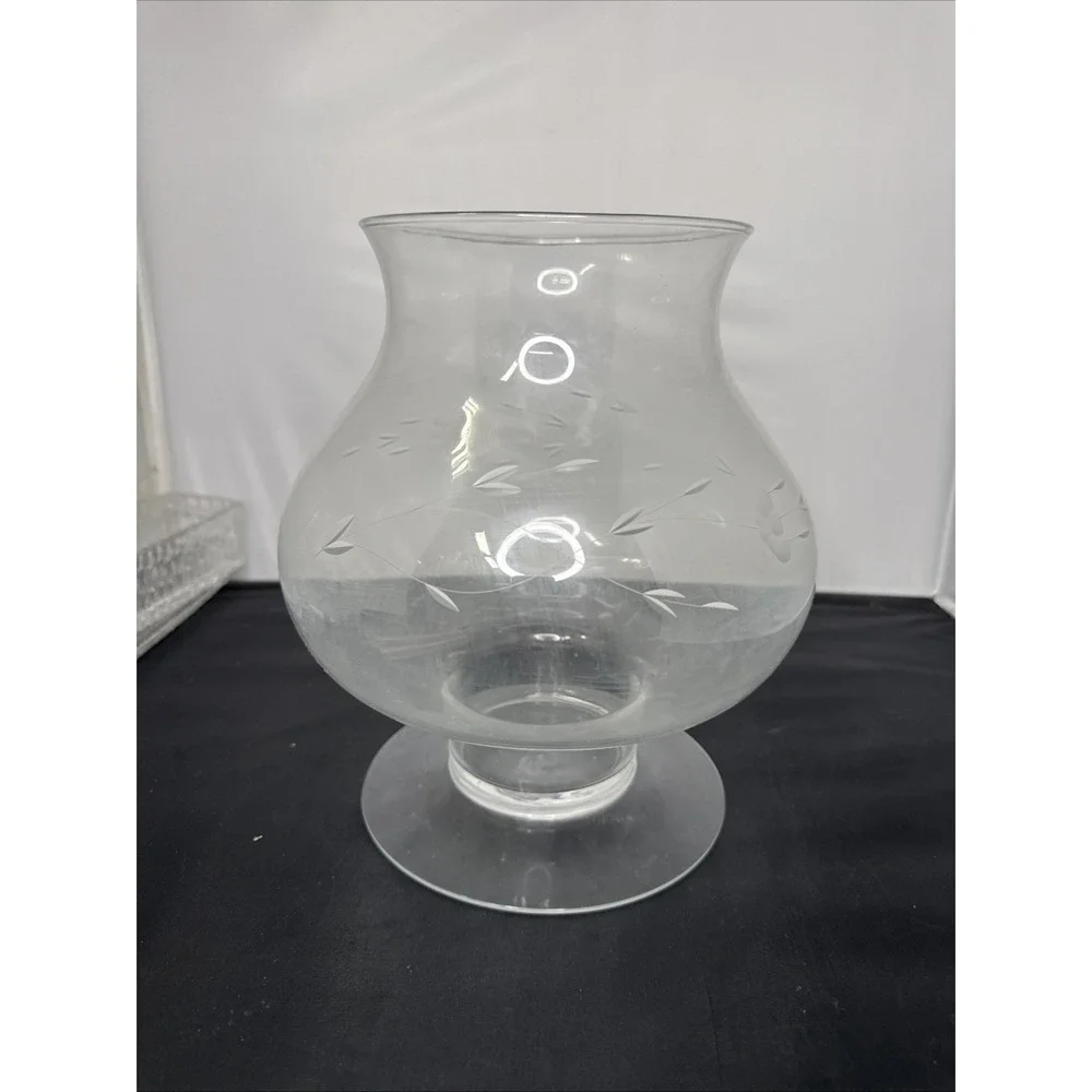 princess house crystal candlelamp number 390 floral